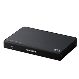 【エントリーで最大全額ポイント還元｜7/18迄】 ELECOM｜エレコム HDMI分配器 ブラック VSP-HDP14BK [1入力 /4出力 /4K対応 /手動]