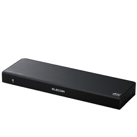 エレコム｜ELECOM HDMI分配器 ブラック VSP-HDP18BK [1入力 /8出力 /4K対応 /手動]