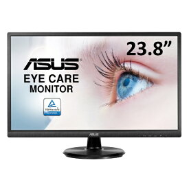 ASUS｜エイスース PCモニター Eye Care ブラック VA249HE [23.8型 /フルHD(1920×1080) /ワイド]