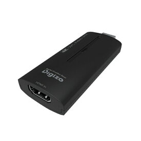 PRINCETON｜プリンストン ウェブカメラ化 [USB-C＋USB-A接続 →ポート：HDMI] UVC対応4K HDMIからUSBへの変換ユニット ブラック PCA-UVC4KL