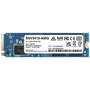 SYNOLOGYbVmW[ SNV3410-400G SSD PCI-Expressڑ SNV3400V[Y Synology NAS LbVp [400GB /M.2]