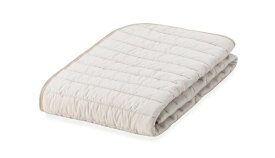 FRANCEBED｜フランスベッド 【ベッドパッド】置くだけ簡単！らくピタ　羊毛ベッドパッド2　(シングルサイズ)　羊毛100% フランスベッド ベージュ [シングルサイズ /ベッドパッド]