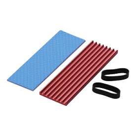 OWLTECH｜オウルテック M.2 2280 SSD用 ヒートシンク、熱伝導シート、固定用シリコンゴムセット EXTREME COOL M2 OWL-SSDHS03PS