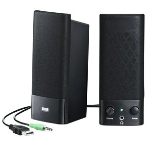 TTvCbSANWA SUPPLY MM-SPL2NU3 PCXs[J[ USB-A / 3.5mmڑ ubN [USBd]