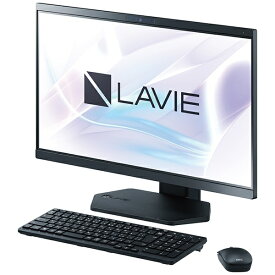 NEC｜エヌイーシー デスクトップパソコン LAVIE A23(ダブルチューナ) ファインブラック PC-A2377DAB [23.8型 /AMD Ryzen7 /メモリ：16GB /SSD：1TB /2022年春モデル]【point_rb】