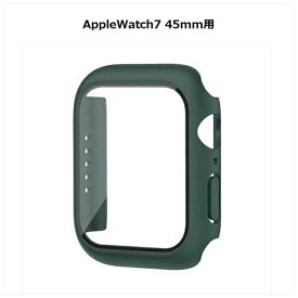 CROSS ROAD｜クロスロード Apple Watch Series 7 45mm ガラスフィルム付カバー グリーン TCAW7GC-45DG