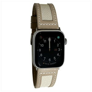 PFJ�b�s���A�E�t�B�b�V���O�E�W���p�� ���U�[�G�b�W���t�@�u���b�N for Apple Watch Series 3/2/1(38mm)�ESE/6/5/4(40mm)�E9/8/7(41mm)�E10(42mm) �A�C�{���[ PSNLEFW7S-IV
