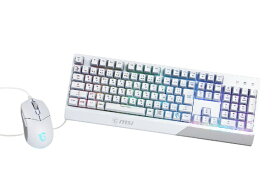MSI｜エムエスアイ ゲーミングキーボード・マウスセット Vigor GK30 COMBO WHITE JP ホワイト [有線 /USB]