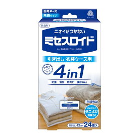 白元アース｜Hakugen Earth ミセスロイド 引き出し用 24個入 1年防虫