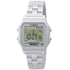 TIMEX｜タイメックス タイルコレクション クラシックデジタル [Tile Collection Classic Digital] 1年保証 ホワイト TW2V20100 [正規品]