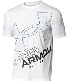 アンダーアーマー｜UNDER ARMOUR メンズ UAテック ショートスリーブ Tシャツ ビッグロゴ シーズナル UA TECH BIG LOGO SS SEASONAL(MDサイズ/ホワイト) 1371907