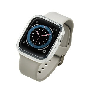 ELECOMbGR AbvEHb` Jo[ P[X Apple Watch SE ( 2 / 1 ) / Series 6 / 5 / 4 [ 44mm ] op[ \tg ʕی ϏՌ h~ NA NA AW-20MBPUCR