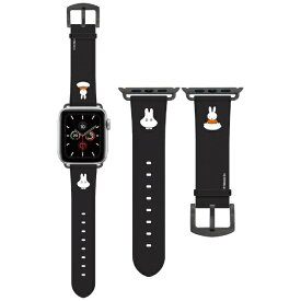 グルマンディーズ｜gourmandise Apple Watch 41/40/38mm 対応 レザーバンド ミッフィー おばけごっこ MF-306BK
