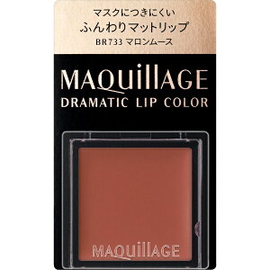 資生堂|shiseido MAQuillAGE(マキアージュ)ドラマティックリップカラー(マット)BR733(0.8g)〔口紅〕