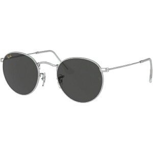 RayBan�b���C�o�� ROUND METAL RB3447 9198B1 50mm �V���o�[/�_�[�N�O���[