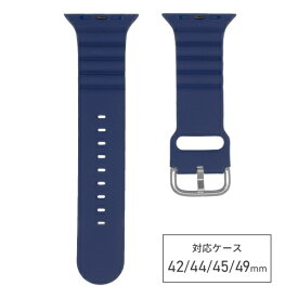 バンビ｜BAMBI Apple Watch（アップルウォッチ）対応バンド シリコン 【対応ケースサイズ：49/46/45/44/42mm】 ネイビー RWG032D