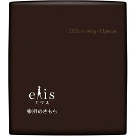 大王製紙｜Daio Paper elis（エリス）素肌のきもち超スリム シンプルデザイン（特に多い夜用）羽つき 32cm 13枚