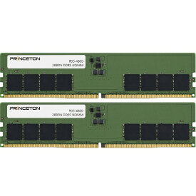 プリンストン｜PRINCETON 増設メモリ デスクトップPC用 DDR5-4800 UDIMM PD5-4800-16GX2 [DIMM DDR5 /16GB /2枚]
