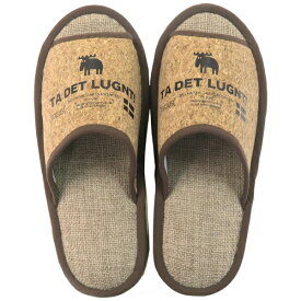 アカツキコーポレーション コルクスリッパ M moz（モズ） ブラウン