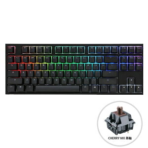 DUCKYb_bL[ Q[~OL[{[h One 2 TKL RGB (pz) dk-one2-rgb-tkl-brown [L /USB]
