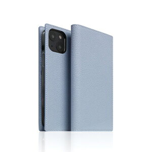SLG Design Full Grain Leather Case for iPhone 13 mini �p�E�_�[�u���[ SLG Design �u���[ SD22098i13MNPB