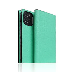 SLG Design Neon Full Grain Leather Diary Case for iPhone 13 Pro �e�B�[�� SLG Design �e�B�[�� SD22123i13PTL