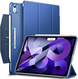 イーエスアール｜ESR 10.9インチ iPad Air（第5/4世代）用 Ascend 三つ折りケース ネイビーブルー