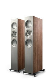 KEF｜ケーイーエフ ブックシェルフスピーカー SATIN WALNUT/SILVER Reference3Meta [1本(2本注文のみ受付)]