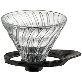 ハリオ｜HARIO V60 耐熱ガラス透過ドリッパー 02 ブラック VDGR-02-B