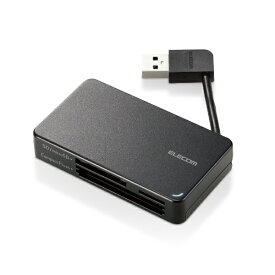 エレコム｜ELECOM メモリリーダライタ ケーブル収納タイプ USB3.0対応 MR3-K303BK