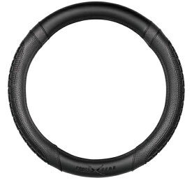 BONFORM｜ボンフォーム 6898-01BK　クロスギア　ハンドルカバー　Sサイズ：(ハンドル直径 36.5〜37.9cm)　カラー：ブラック　アウトドア調タイプ ブラック 6898-01BK