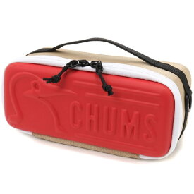 CHUMS｜チャムス マルチハードケースS Multi Hard Case S(H10XW24XD11.5cm/Beige×Red) CH62-1822