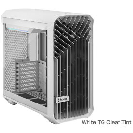 【エントリーで2倍pt(4/21まで)】 FRACTAL DESIGN｜フラクタルデザイン PCケース [ATX /Micro ATX /Extended ATX /Mini-ITX /SSI-CEB] Torrent Compact White TG Clear Tint ホワイト FD-C-TOR1C-03