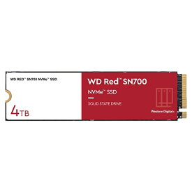 WESTERN DIGITAL｜ウェスタン デジタル WDS400T1R0C 内蔵SSD PCI-Express接続 WD RED SN700(NAS) [4TB /M.2]