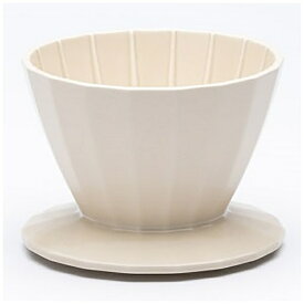 KYOTOH｜京陶窯業 KAKU-KAKU（KYOTOH）COFFEE DRIPPER 4CUPS カプチーノベージュ KTK-004