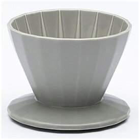 KYOTOH｜京陶窯業 KAKU-KAKU（KYOTOH）COFFEE DRIPPER 2CUPS オリーブグレイ KTK-003