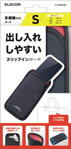 ELECOM�b�G���R�� �X�}�[�g�t�H���p�X���b�v�C���|�[�`/�w�ʃ|�P�b�g�t�L/S�T�C�Y �u���b�N P-04SNCBK