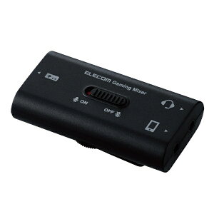 ELECOMbGR Q[~Op I[fBI~LT[ {CX`bg 4Ƀ3.5mm y PS5 PS4 Nintendo Switch zΉ ubN HSAD-GMMA10BKyPS4z