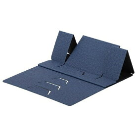 ナカバヤシ｜Nakabayashi ノートパソコン / タブレットPCスタンド [13〜15インチ / 9〜13インチ] ori-pact(オリパクト) ネイビー NOP-S01NV
