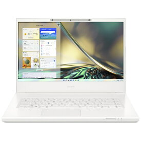 ACER｜エイサー ノートパソコン Concept D7 SpatialLabs Edition The White CN715-73G-SL76Z [15.6型 /Windows11 Pro /intel Core i7 /メモリ：64GB /SSD：1TB /英語版キーボード /2022年4月モデル【受注生産】]