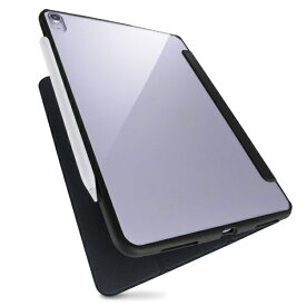 【エントリーで2倍pt(6/1まで)】 エレコム｜ELECOM 10.9インチ iPad Air（第5/4世代）用 TOUGH SLIM LITE フラップケース 背面クリア ブラック TB-A21MTSLFCBK
