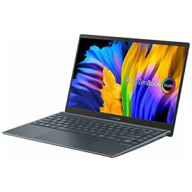 ASUS｜エイスース ノートパソコン Zenbook 13 OLED パイングレー UX325EA-KG738WS [13.3型 /Windows11 Home /intel Core i7 /メモリ：16GB /SSD：512GB /Office HomeandBusiness /2022年5月モデル]
