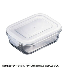 イシガキ産業｜ISHIGAKI 耐熱ガラス保存容器 長方形 650ml 4327 ＜AHZ4202＞ [電子レンジ対応(容器)/食洗器対応]