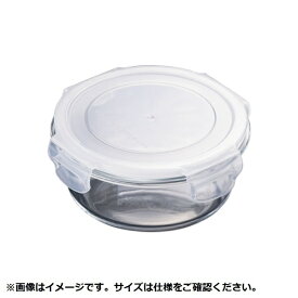 イシガキ産業｜ISHIGAKI 耐熱ガラス保存容器 丸形 650ml 4331 ＜AHZ4302＞ [電子レンジ対応(容器)/食洗器対応]