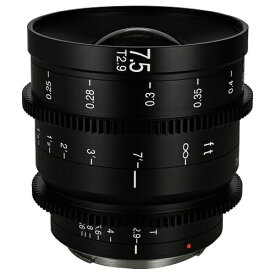 LAOWA｜ラオワ カメラレンズ 7.5mm T2.9 Zero-D S35 Cine フジX [FUJIFILM X /単焦点レンズ]