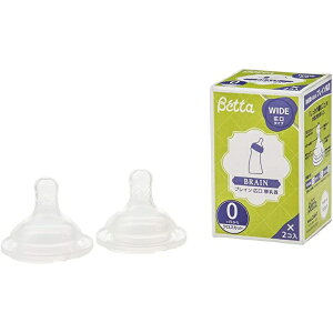 ズーム・ティー|Zoom.T Dr.Betta(ドクターベッタ)ブレイン 広口 替乳首2個セット クロスカット