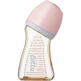【エントリーで最大全額ポイント還元｜7/18迄】 ズーム・ティー｜Zoom.T Dr.Betta(ドクターベッタ)哺乳びん ブレイン 広口 ベビーピンク 160mL Baby Pink