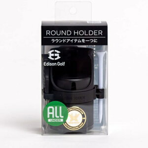 EDISONGOLFbGW\St Ehz_[ ROUND HOLDER Black PPP[Xdl EDISON GOLF ubN KSPGRHPP