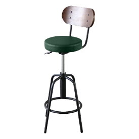 ネットフォース｜netforce 【ハイチェア】タム 背付きカウンターチェア（幅42×奥行42×高さ84〜94×座面高さ61〜71cm/モスグリーン）【メーカー直送品】 【メーカー直送・代金引換不可・時間指定・返品不可】
