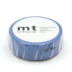 KAMOI｜カモ井加工紙 マスキングテープ　mt　1P ブルー MT01P183R